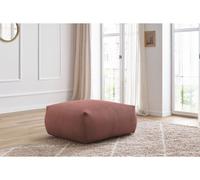 Pouf rectangulaire VOLTAIRE rose BOBOCHIC Rose