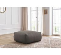 Pouf rectangulaire VOLTAIRE taupe BOBOCHIC Taupe