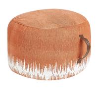 Pouf Repose-Pieds Moderne en Coton 50 x 30 cm Salon Bureau Hall Housse Amovible