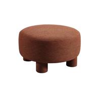 Pouf. repose-pieds pour canapé Zenio tissu terracotta - Zenio
