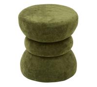 Atmosphera - Pouf ritem Rond d.36cm Vert
