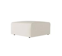 Pouf ROMANE en tissu Easy Clean antitache - Beige
