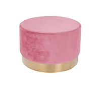 Pouf Rond Déco "Nano" 55cm Rose Foncé