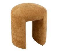 Pouf Rond Design "Anise" 44cm Ocre