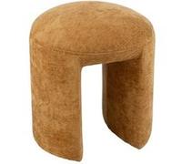 Pouf Rond Design "Anise" 44cm Ocre
