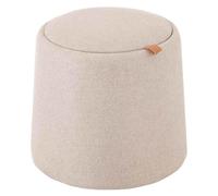 Pouf Rond Design "Munica" 43cm Beige