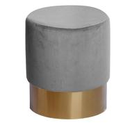 Pouf Rond Design "Nano" 42cm Gris
