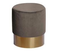 Pouf Rond Design "Nano" 42cm Taupe
