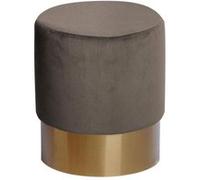 Pouf Rond Design Nano 42cm Taupe Marron G