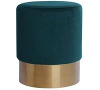 Pouf Rond Design "Nano" 42cm Vert Foncé