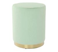 Pouf Rond Design "Nona" 44cm Menthe