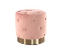 Pouf Rond Design "Piano" 40cm Rose