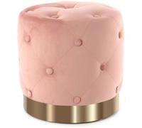Pouf Rond Design "Piano" 40cm Rose Rose G
