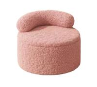 Pouf rond en peluche, repose-pieds de rangement doux, avec coussin de , meubles de siège rembourrés compacts, canapé confortable pour chambre à coucher, tabouret de relaxation pour vanité de ma