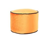 Pouf Rond en Velours Taj Mahal 47cm Bronze