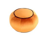 Pouf Rond en Velours "Taj Mahal" 65cm Bronze