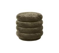 Pouf Rond Forêt Velours Délavé