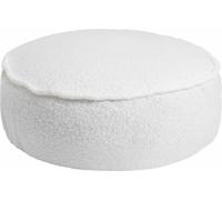 Pouf rond pour enfant Pouf pour enfant Fauteuil pour enfant, Boucle, Blanc
