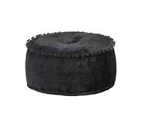 vidaXL Pouf Rond Velours 40x20 cm Anthracite 287565