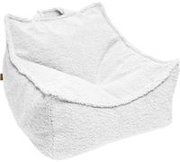 Pouf Sako Bag fauteuil pour enfant Beanbag, Bearly, Blanc