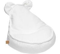 Pouf Sako Bag fauteuil pour enfant Teddy Bear, Boucle, Blanc