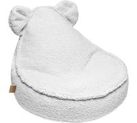 Pouf Sako Bag fauteuil pour enfant Teddy Bearly, blanc