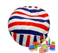 Pouf - Siège Porte-jouets De 95 Cm, Sacs De Haricots, Chaise Organisateur Pour Animaux En Peluche À Fermeture Éclair | Porte-jouets Cair Pour Salon, Crèche, Dortoir, Appartement, Coin De Lecture Pour