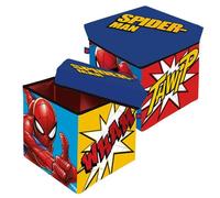 Spiderman Pouf Sedile Porta Oggetti in Tessuto