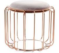 Pouf & Table d'Appoint "Comfortable" 50cm Violet Clair & Rose