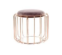 Pouf & Table d'Appoint "Comfortable" 50cm Violet & Rose