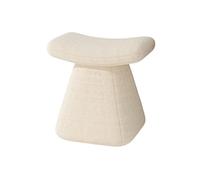 Pouf, Tabouret Café Créativité Tabourets Bas Couloir Salon Meubles Tabouret a Langer Chaise Cosmétique, 7 Couleurs (Color : White, Size : Crescent)