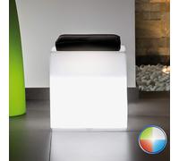 POUF TABOURET LED JARDIN LUMINEUX ASSISE PISCINE HYDROFUGE APPUI LED MULTICOLOR