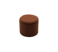 sweeek - Pouf Terracotta en Tissu avec Rangement pour Coussins ou Plaids
