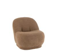 Pouf textile marron h.72cm