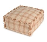 Pouf tissé Rose (40x40 cm)