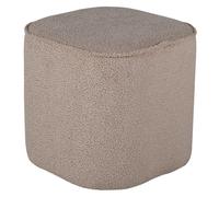 Pouf Tissu Bouclette "Piff" 44cm Beige