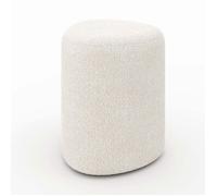 Pouf triangulaire en tissu bou eige - Emmy - Maison Pavane