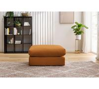 Pouf ultra moelleux PARIS tissu bouclette jaune BOBOCHIC Jaune