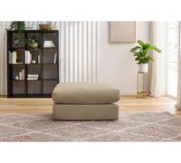 Pouf ultra moelleux PARIS tissu bouclette marron BOBOCHIC Marron