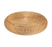 Atmosphera – Pouf Wond – Jacinthe d'eau tressée – D55 cm – Beige