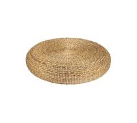 Atmosphera – Pouf Wond – Jacinthe d'eau tressée – D55 cm – Beige