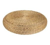 Atmosphera – Pouf Wond – Jacinthe d'eau tressée – D55 cm – Beige