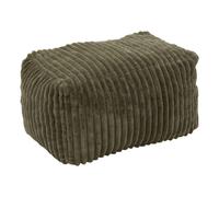 Pouf XL Côtelé "Muzi" 78cm Kaki