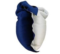 Pouf XXL 125 x 175 - Gris Cloud/Bleu Navy
