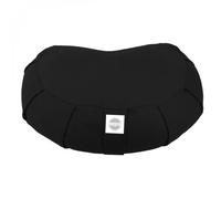 Pouf, zafu, coussin de méditation, yoga - Demi-lune - 44 x 27 x 13 cm - Noir - Vivezen