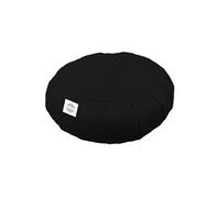 Pouf, zafu, coussin de méditation, yoga - Rond - 38 x 38 x 13 cm - Noir Noir G