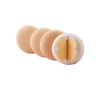 Pouffle de poudre de maquillage - Puffss de maquillage pour la poudre | Makeup Puff Sponge, Pouth Powder Pouth, Sponge cosmétique de beauté ronde, Puffle à poudre ronde à papillon crème, Puffle