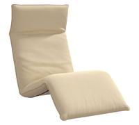 POUFGDR Chaise Longue Pliable Beige 175x54x8,5 cm Tissu Oxford Cadre Métal | 5 positions d'inclinaison, pliage compact, entretien facile, usage jardin plage lecture yoga, structure stable