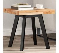 POUFGDR Dessus de Table Carré 40x40x4 cm en Acacia Massif | Bois dur tropical robuste, Surface lisse facile à nettoyer, Usage intérieur et commercial, Table à manger ou bistrot