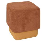 Pouf 2 en 1 "Doki" 41cm Ambre & Ocre